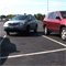 Cars parked at the Kendall campus parking lot