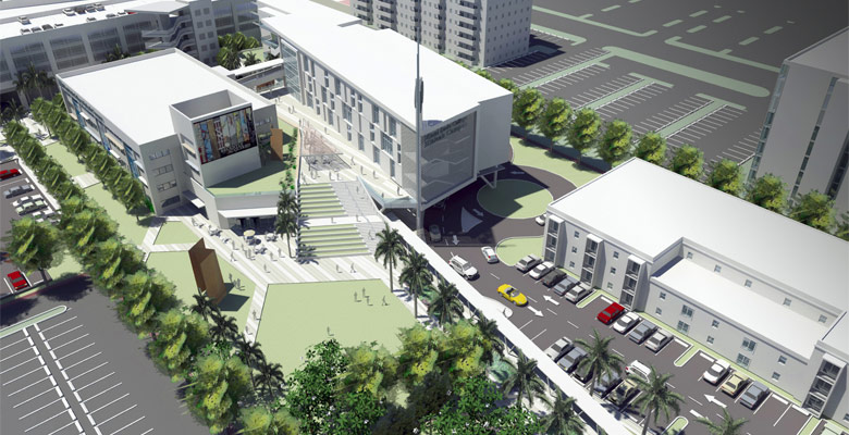 3D Rendering of Hialeah Campus project