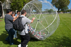 World's Largest Recycled Aluminum Ball
