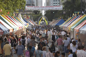 Crowd at Miami Book Fair International 