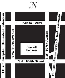 Kendall Campus map