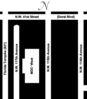 West Campus map
