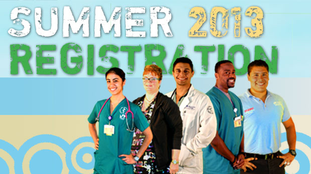 Students from various medical fields available at Medical Campus