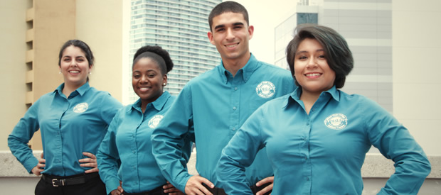 Group of students at the Wolfson campus