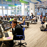 Students in computer lab