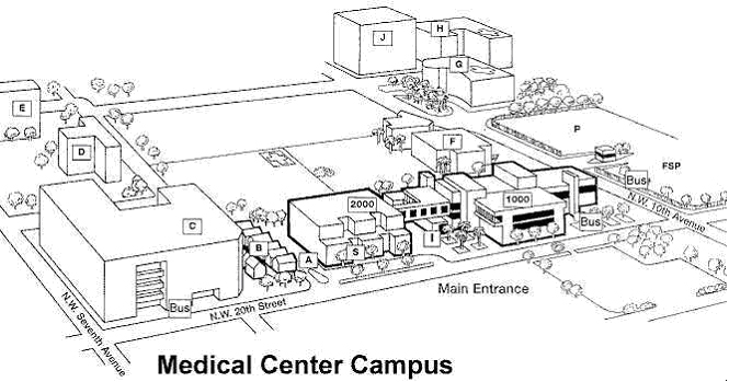 Miami Dade College Medical Campus Map A City Map to Locate the Medical Campus