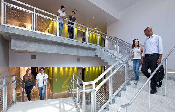 Students at MDC Wolfson Campus