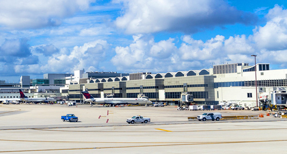 Miami International Airport aerial view