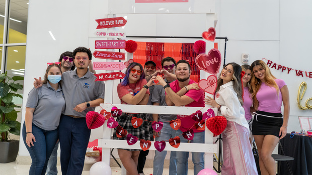 Student's Valentine's Day Booth