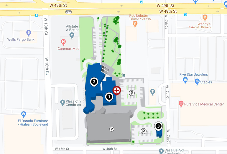 Hialeah Campus interactive map