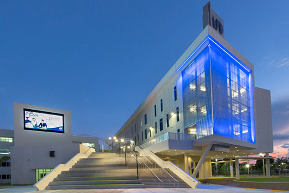 Hialeah Campus at night