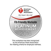 Fit-Friendly Worksites Platinum Award Recognition logo