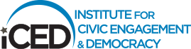 iCED Institute for Civic Engagement and Democracy logo