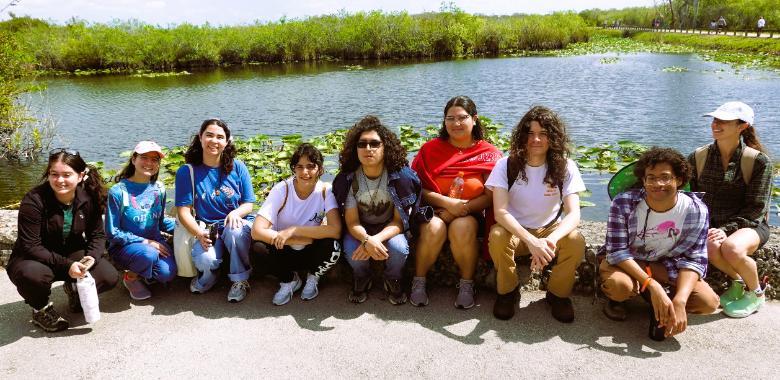 MDC Eco Club members at Everglades National Park