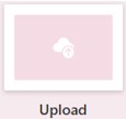 screenshot of Upload icon