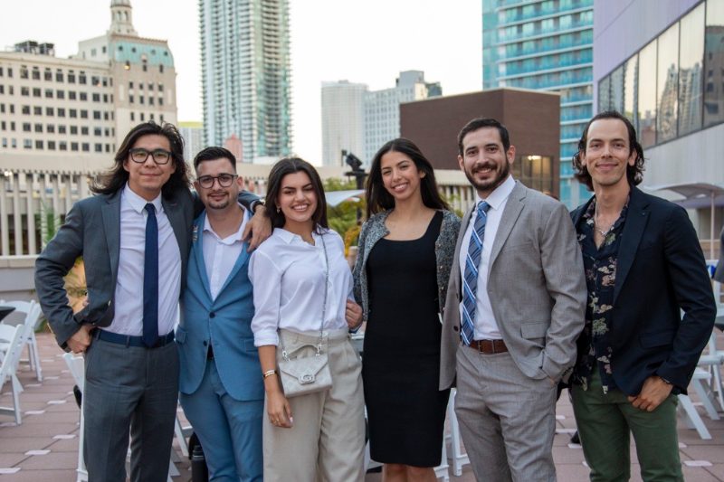 Students studying at the STEM Center