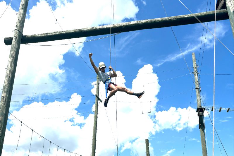 Students presenting their research projects